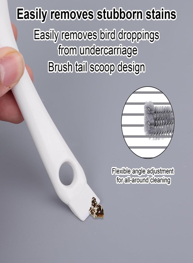 Penitue 2pcs Bird Cage Cleaner with Long Handle, Bird Cage Brush Droppings Removal Tool for Small Animals Remover Parrot Bath Perches Cleaning Accessories - Image 5